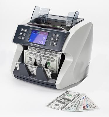 China Mix Value Money Counting and Detecting Mix Value Bill Counting Machine Currency Counter Banknote Cash Box CIS Money Counter TFT Display for USD, EUR, CAD, MXN etc. for sale