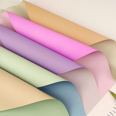 China Biodegradable Waterproof Korean Custom Style Bun Ribbon Flower Bouquet Flower Wrapping Paper For Flowers for sale