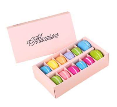 China Recyclable Pink Luxury Drawer Cake Packaging Cake Boxes Macaron Paper Gift Box With Window Hot Sale Products for sale