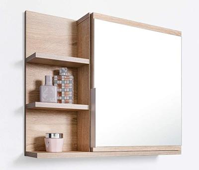 China Easy Assemble Wall Mounted Single Vanity Bathroom Cabinet Mirror Cabinet With Shelves for sale