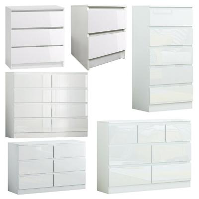 China (Other) Adjustable Drawer Drawer Chest 8 Drawer UV High Gloss Cabinet Chest for sale