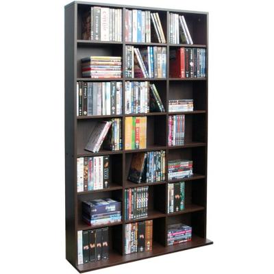 China Modern dark oak wood bookcase from RTA for sale