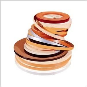 China pvc dark edging for wood grain and melamine dark edging furniture simple colored stripe SSSPB for sale