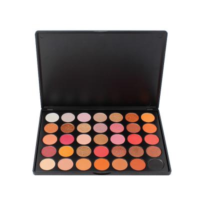 China Hot Selling Multi Color Eyeshadow Palette Waterproof Matte Eyeshadow 35 Colors Cosmetics Supplier for sale