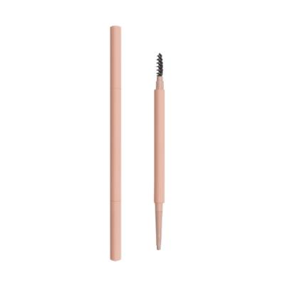 China Factory Wholesale Customized Private Label Waterproof Logo Eye Brow Eyebrow Pencil Custom Slim With Brush for sale