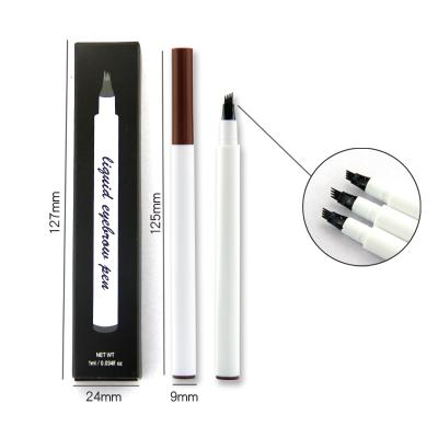 China New Arrival Waterproof Eyebrow Pencil 3D 3Color Waterproof Stereoscopic Liquid Makeup for sale