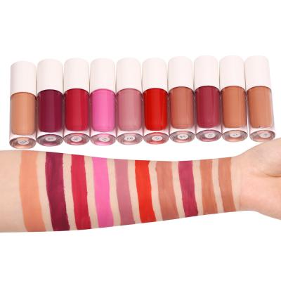 China Waterproof 42 Color Matte Lipgloss Make Your Own Logo Wholesale Liquid Lipstick for sale