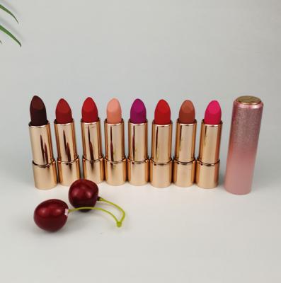 China Vegan Lasting Cosmetic Custom Wholesale Waterproof Matte Lipstick Private Label Vegan Waterproof Matte Lipstick for sale