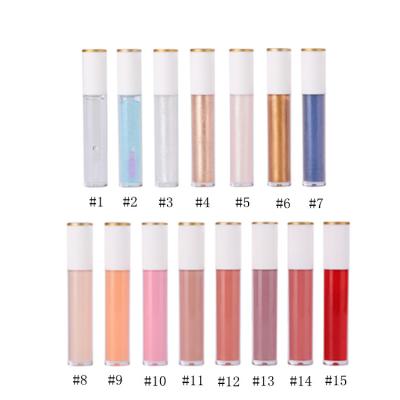 China Custom Logo Vegan Lipstick Private Label Waterproof Moisturizing Long Lasting Dye Lip Gloss Clear Vendors for sale