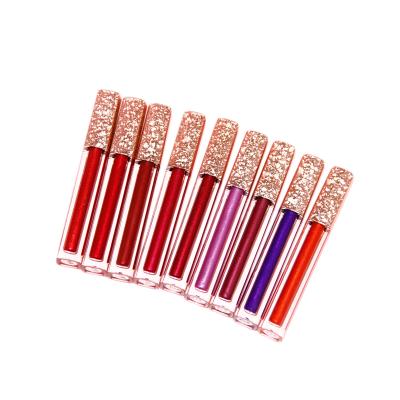 China Waterproof Luxury Vegan Makeup Lip Gloss Vendors Private Label Shimmer Pigment Liquid Lip Gloss for sale