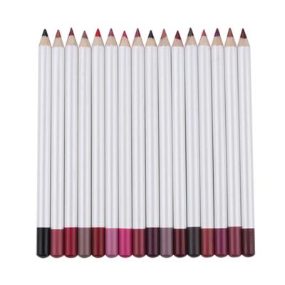 China Private Label Waterproof Cruelty Free Matte High Pigment Lip Liner Pencil With Liner Lipstick for sale