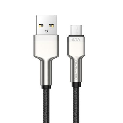 China High Quality Heavy Duty Zinc Alloy Zinc Alloy Mobile Phone Etc.electronic Product Cable 3.1A Data Cable USB Fast Charging Cable For Micro IP Type-C for sale