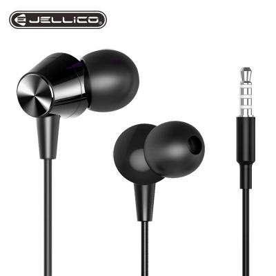 China In-Ear Jellico X4A 3.5mm Flat Head In-Ear Design Wire Control Stereo Headphones for sale