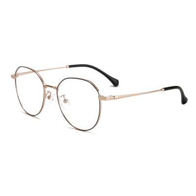 China New Style Guarken Men's Reading Glass Eyewear Men's Mental Irregular Eyesight Hippie Metal Optical Eyesight for sale