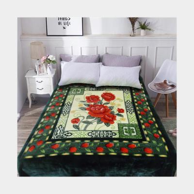 China Flower Guarantee Anti-Static 100% Polyester Quality Breathable And Waterproof Blanket For Home for sale