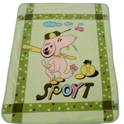 China 100% Polyester Cartoon Plush Anti-static Hot Selling Portable Printing Blanket For Bedding for sale