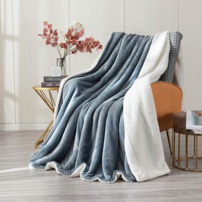 China Hot Selling Anti-static Large Digital 100% 150x200cm Polyester Fur Blanket With Luxury Sherpa Fleece Sherpa Blankets Throws for sale