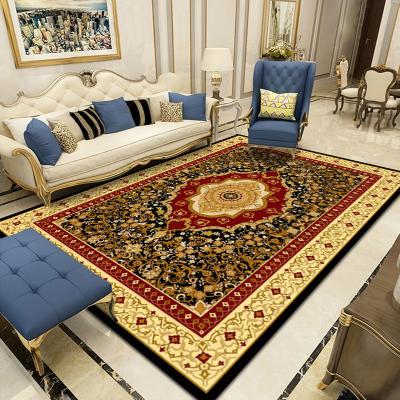 China Anti-slip Super Soft Luxury Malaysia Market Persian Design 3D Printing Carpet Living Room for sale