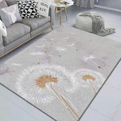 China Wholesale Chinese Modern Rugs And Blankets Bedroom Floor Pattern Waterproof Factory Fashion Polyester Printing Carpet 3d Living Room for sale