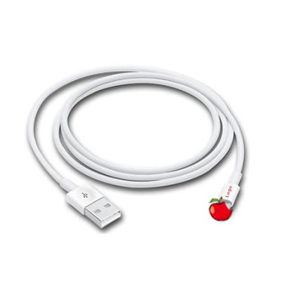 China Custom high quality logo 18w 1m 2m mobile phone white blood cell phone 3a fast charging data line for Apple for sale