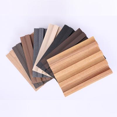 China Whaterproof interior decoration design environmental friendly and exterior waterproof plastic wood wall panel for walls and ceiling grill called Great Wall for sale