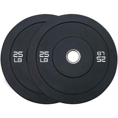 China 2021 Weightlifting Bumper Rubber Dish A Wholesale Weightlifting Cheap Rubber Bumper Dish 5KG 10KG 15KG 20KG 25KG for sale