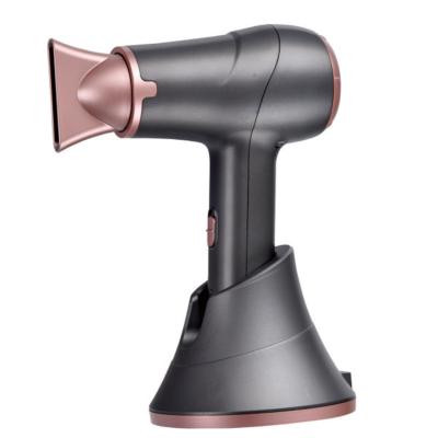 China High Quality Ionic Hair Dryer Cordless Rechargeable Cordless Hair Dryer With Negative Ions Hair Blow Dryer for sale