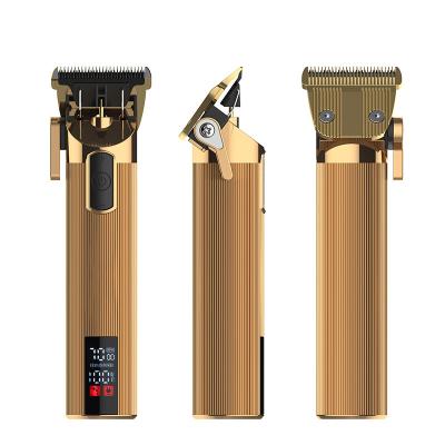 China Outdoor Professional Oil Clippers Cordless Rechargeable Hair Cutting Professional Men Hairstyle Clippers for sale