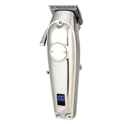 China New factory price rechargeable professional electric cordless hair clippers outdoor hairdressers low noise clippers with stand for sale