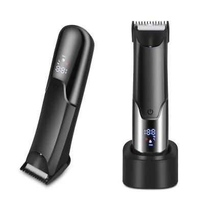 China Cordless Washable Grooming Hair Trimmer Kit Lighted Adjustable Ceramic Head Outdoor Multifunctional Hair Trimmer Groin Trimmer for sale