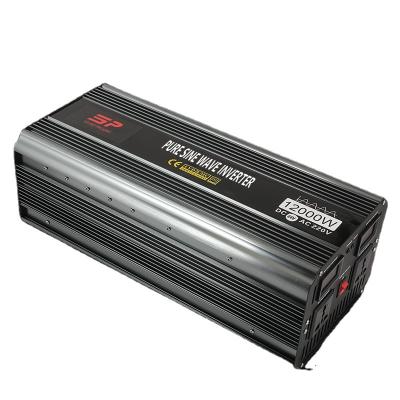 China 12000W Pure Sine Wave Inverter DC 12V24V48V60V To AC 110V 220V High Power Inverter For Outdoor 44.5*17*10CM for sale