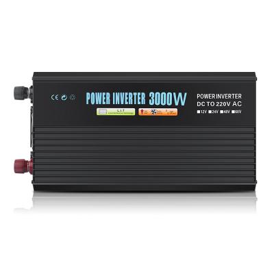 China For Home High Efficiency Power Inverter DC12V To AC220V 3000W Power Smart Inverter Digital Inverter for sale