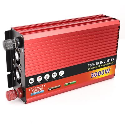 China For Outdoor/Home/Car OEM Solar Power DC12V Smart Inverter To AC220V 3000W Modified Sine Wave Inverter Portable Inverter for sale