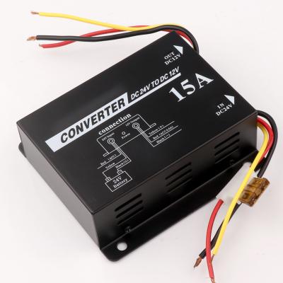 China Transformer for Car Power Converter 15A DC24V to DC12V Car Power Supply Converter for Vehicle Use Vehicle Transformer for sale