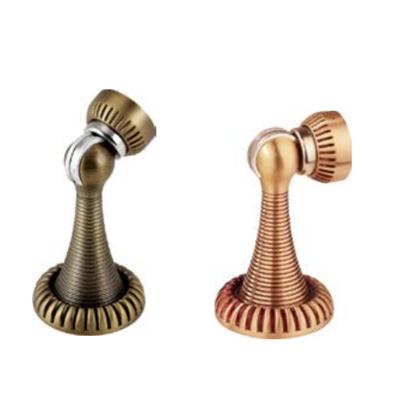 China Factory direct sales hot sale solid brass door and door handle luxury solid brass stopper for sale