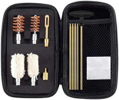 China 12 and 20 Gauge Gun Cleaning Kit Bronze Bristles Brush and Cotton Broom 5 Slots for sale