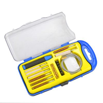 China Quick Cleaning 19 in 1Gun Accessories Gun Cleaning Kit for .22 .270.30.357Caliber Gun Brush Tool for sale