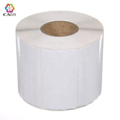 China Waterproof Self Adhesive Glossy White PET Film Labels For Thermal Transfer Printing Thermal Transfer Labels for sale