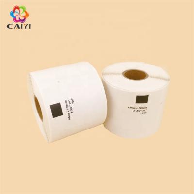 China Brother Label DK Compatible 11202 / 1202 Waterproof Top Coated Direct Thermal Labels for sale