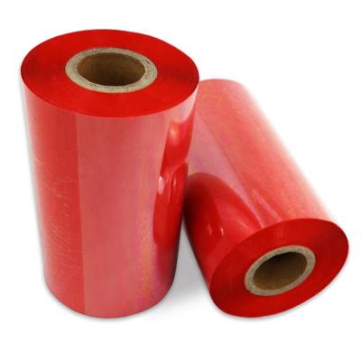 China Original Red Thermal Transfer Ribbons Barcode Ribbons Red Carbon Ribbons for sale