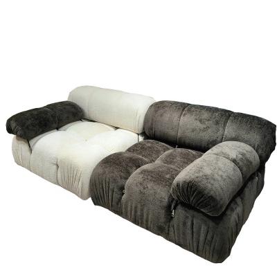 China Mario bellini modular couch sectional convertible living room 2 seaters loveseat convertible sofa set for compact loft apartment for sale