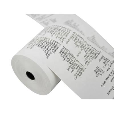 China Thermal paper thermal printing paper roll 80x80 (100% wood pulp) and thermal paper roll for POS for sale