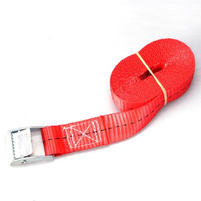 China Cargo Safety 25MM Polyester Endless Link Straps Down Track Hookless Cam Buckle Zinc Alloy Strap for sale