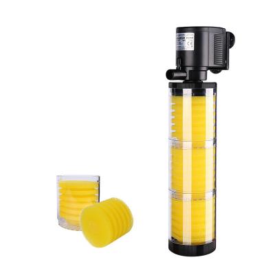 China Minjiang New Design Sustainable Aquarium Canister Sponge Filter for sale