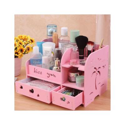 China Deployment of Luxury Multifunctional Luxury Student Makeup Storage Rack Goods Storage Box Plastic Boxes for sale