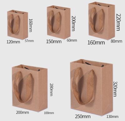 China High Quality Customized Recyclable New Design Paper Bag Fashion Shopping Bag Kraft Paper Brown Paper Bags for sale