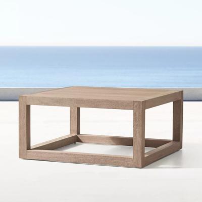 China Hot Selling Luxury Wear-resisting Teak Wood Outdoor Furniture Coffee Table Luxury Side Table for sale