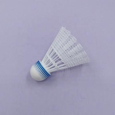 China Plastic Nylon Badminton Shuttlecocks Stable Nylon Shuttlecock Ball For Training for sale