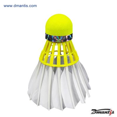 China New Arrival 3 in1 12 PCS Durable Goose Feather Outdoor Mini Badminton Shuttlecock for sale