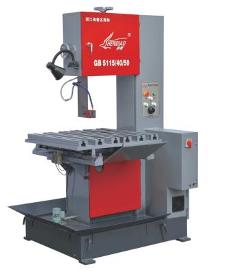 China Building Material Shops Vertical Metal Saw Cutting Band Saw Machine GB5115/40/50 With CE ISO Standard for sale